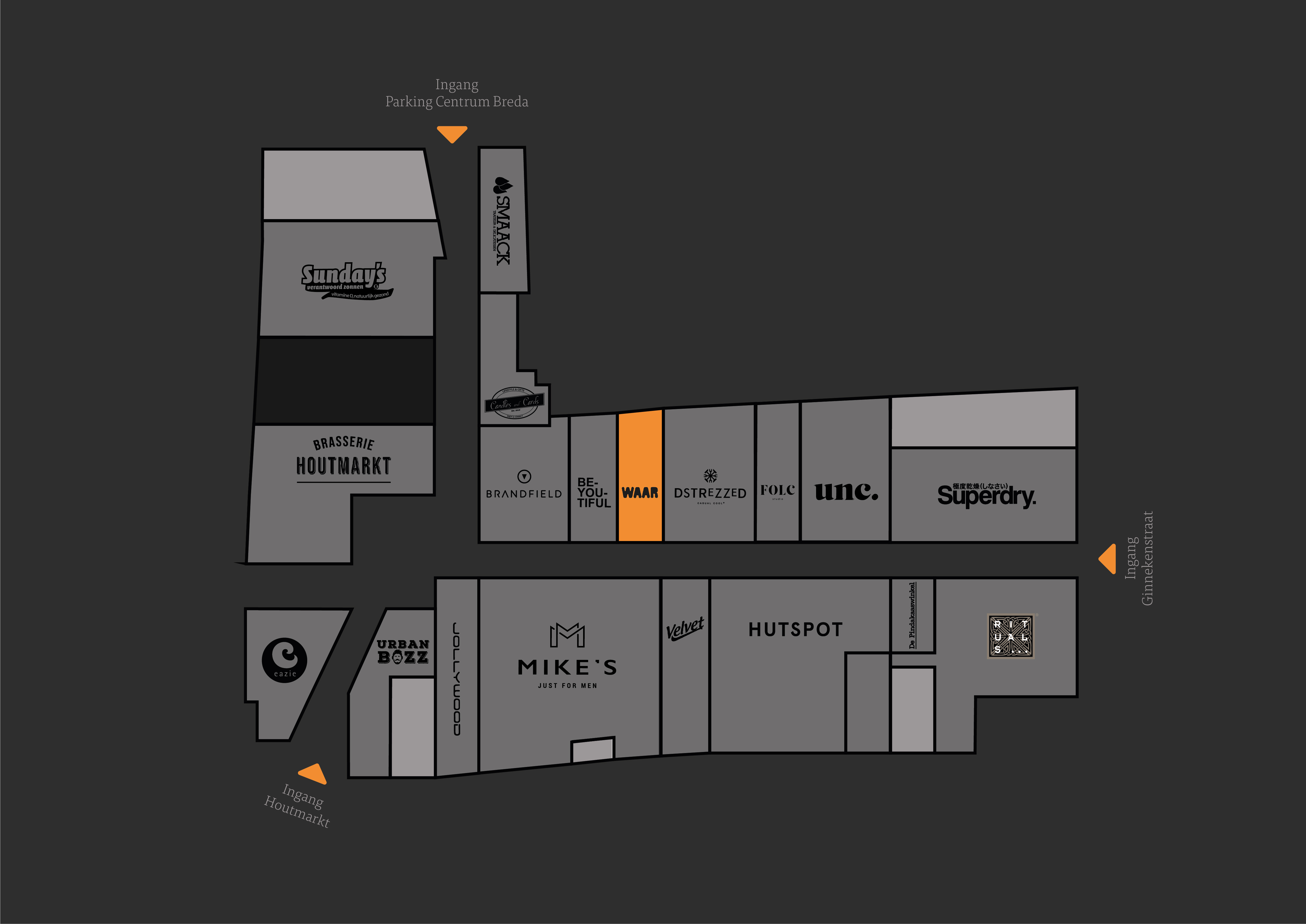 Plattegrond Waar