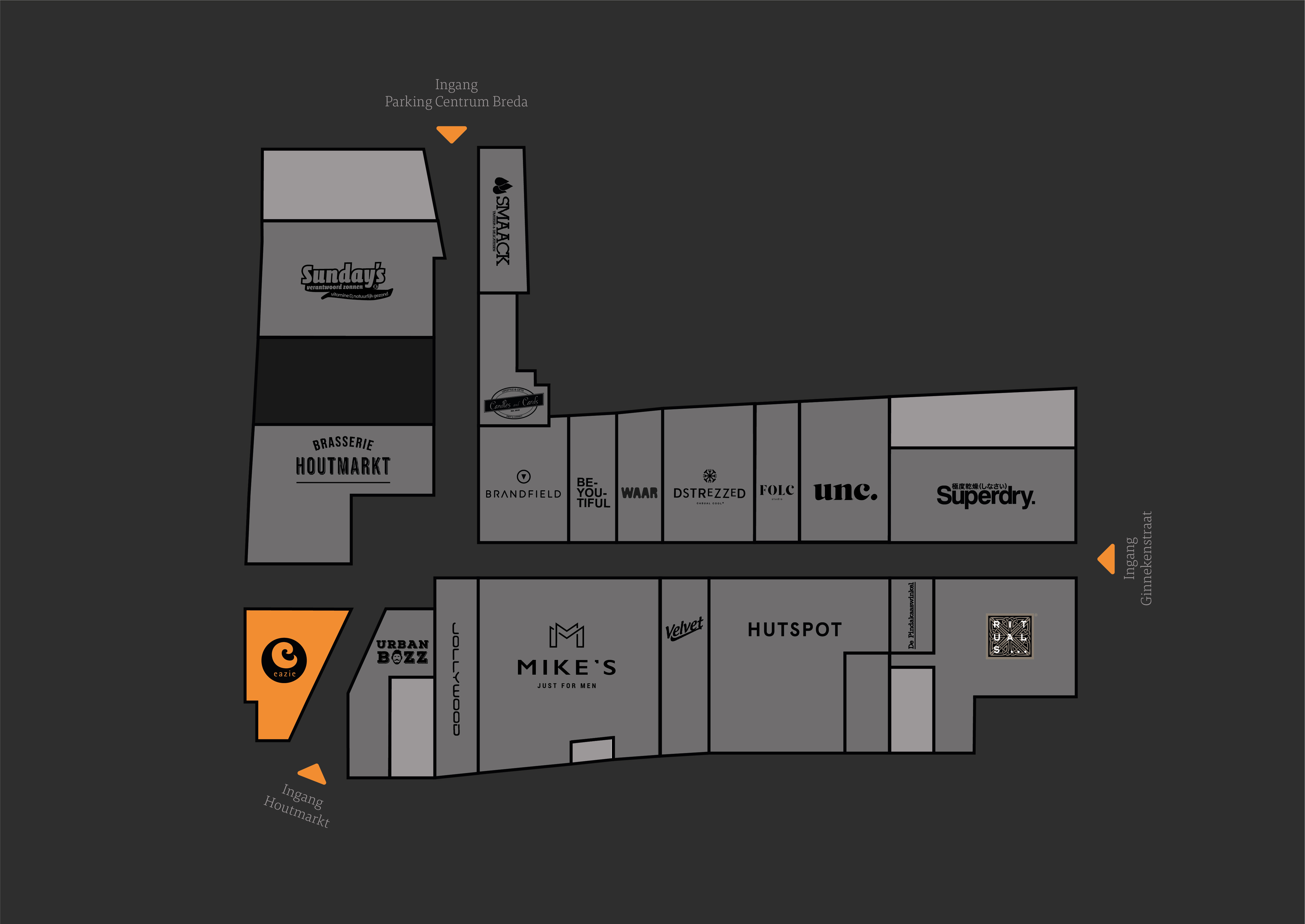 Plattegrond Eazie