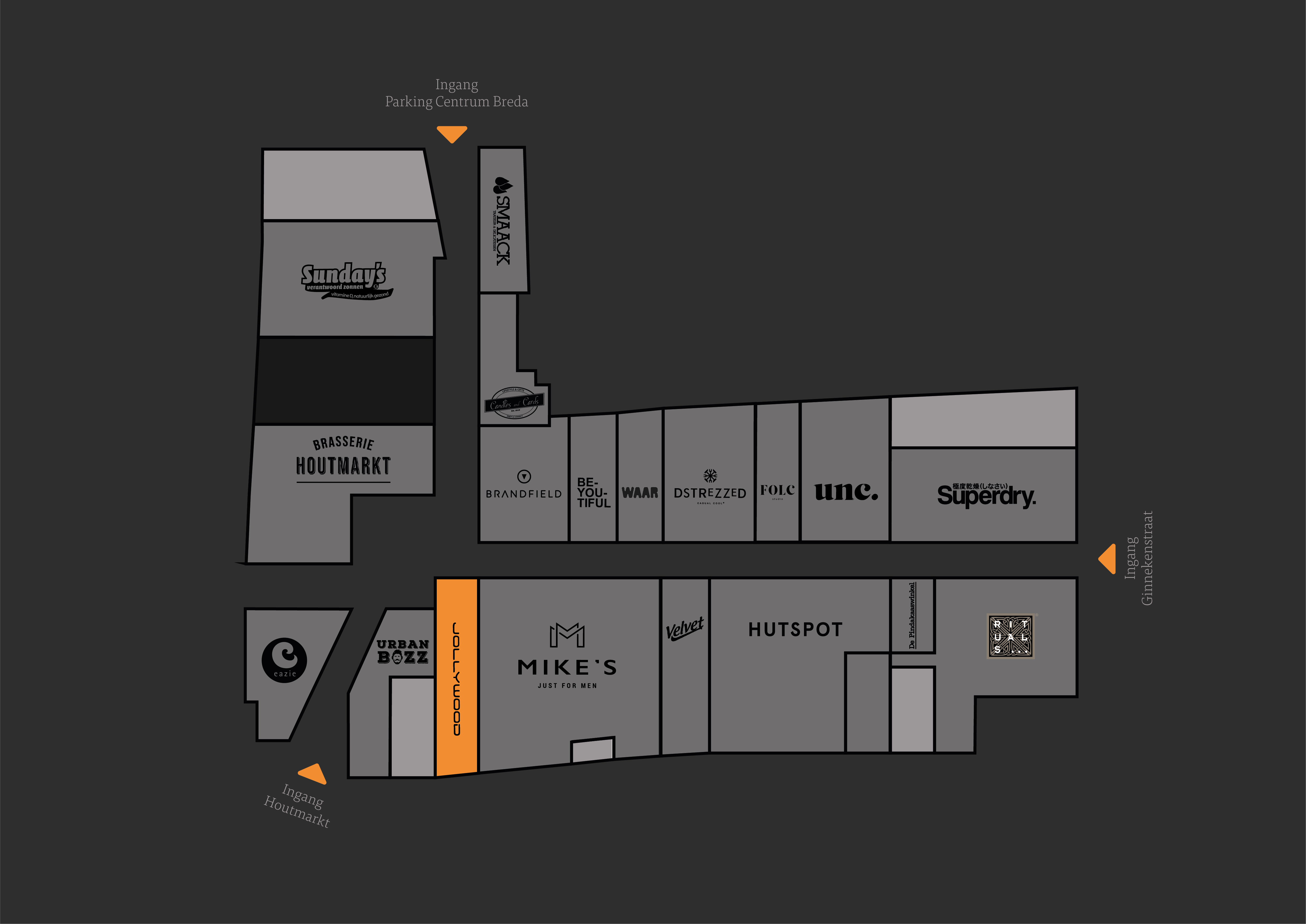 Plattegrond Jollywood